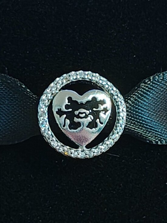 Pandora Jewelry - Authentic Pandora Disney Mickey & Minnie Love Charm 791957CZ Sterling Silver CZ